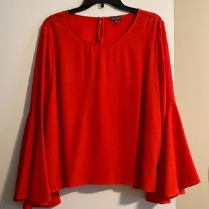 Vince Caputo Long Sleeve Bell Top - XL - NWOT